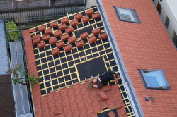 Entreprise pour un désamiantage de toiture